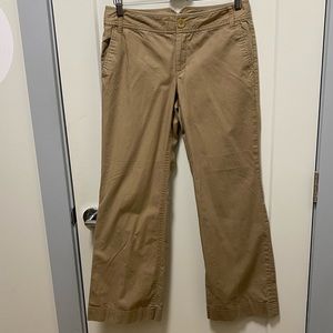Wide Leg Trousers -Khaki